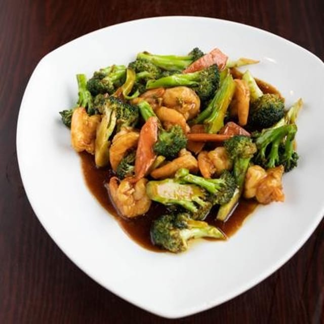 Shrimp with Broccoli.