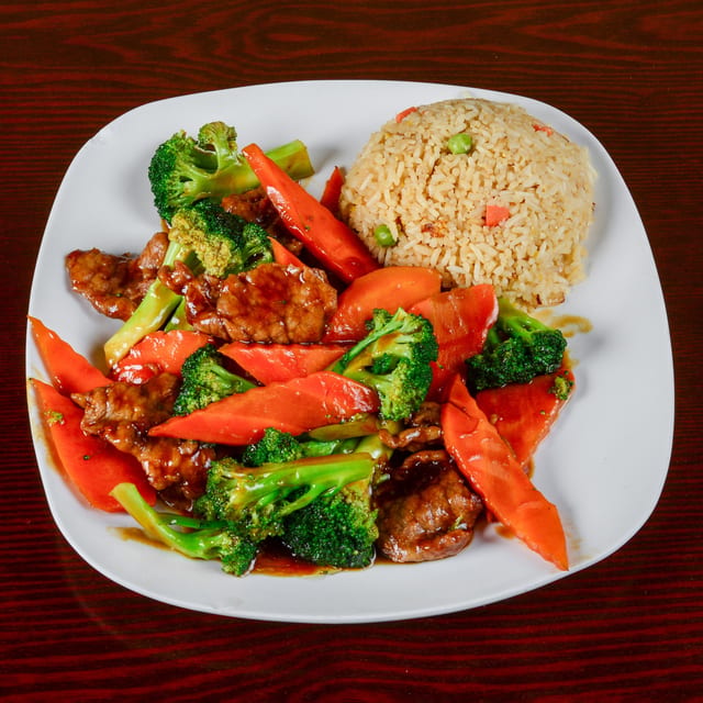 Beef with Broccoli.
