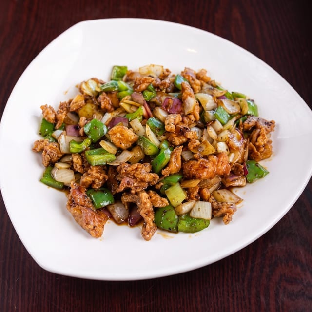 Black Pepper Chicken.