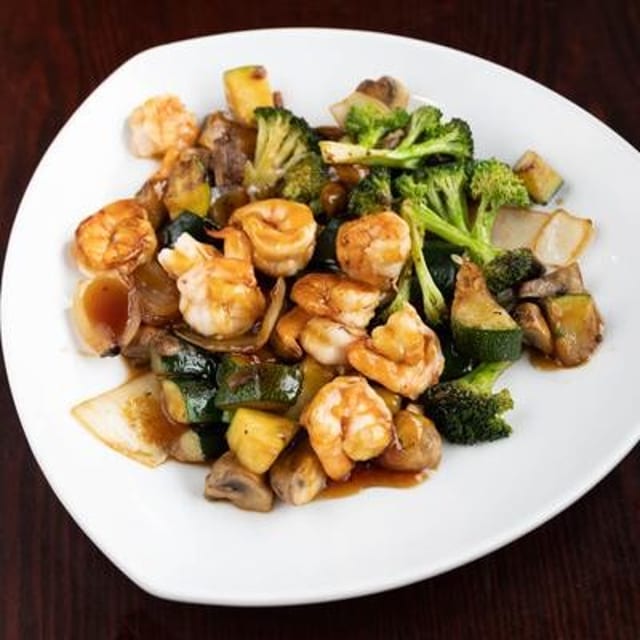 Teriyaki Shrimp.
