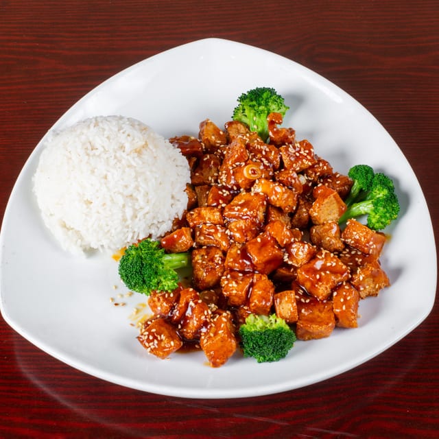 Sesame Tofu.