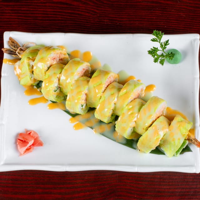 Shrimp Jalapeno Popper Roll.